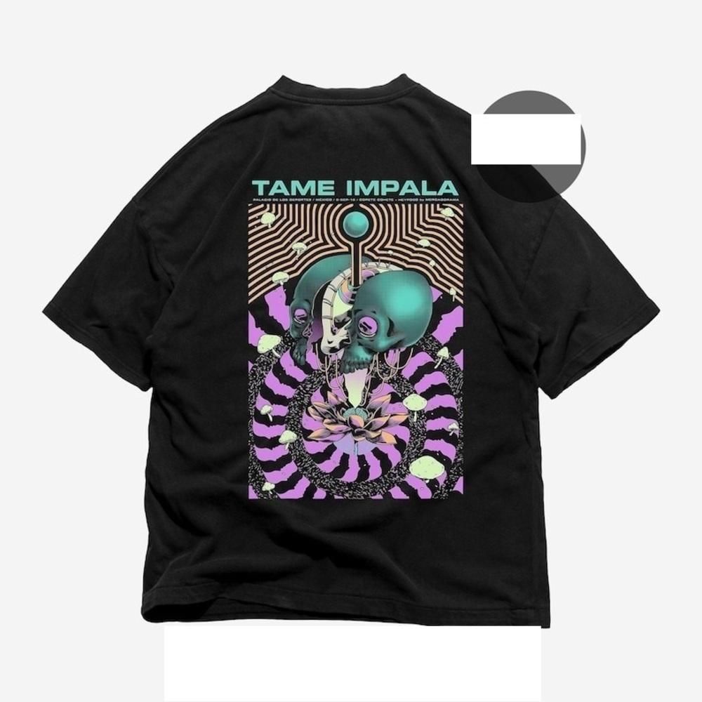 Tame Impala Back Shirt - Currents Album Shirt